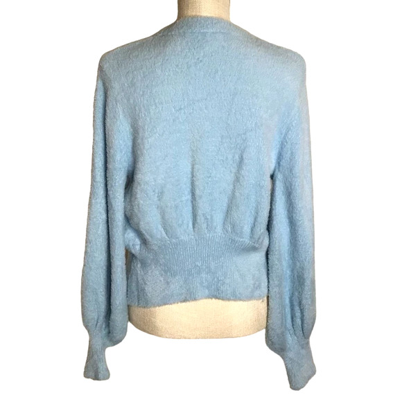 New L*SPACE Daydreamin Cardigan in Sky Blue‎ Small - Picture 4 of 5